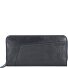 Oma's Luxe Club Tilda Portemonnee RFID Leer 19 cm variant black smoke Oma's Luxe Club Tilda Portemonnee RFID Leer 19 cm variant black smoke