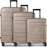  Essentials 11 4 wielen Kofferset 3-delig met uitbreidingsplooi variant taupe