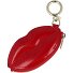  Fashion tas tag leer 12 cm variant lipstick red