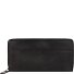  Destressed Portemonnee RFID-bescherming Leer 19 cm variant silver grey