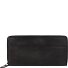  Destressed Portemonnee RFID-bescherming Leer 19 cm variant silver grey