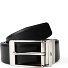  Omkeerbare riem Leer variant black-mocca | individuell kürzbar