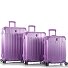  Xtrak 4 wielen Kofferset 3-delig met uitbreidingsplooi variant lavender