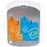  Adresetiket set 4 stuks. variant blue-orange 1