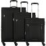  Rampup 4 wielen Kofferset 3-delig variant black