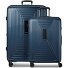 Essentials 14 4 wielen Kofferset 2-delig met uitbreidingsplooi variant dark blue metallic