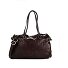  Carolina Schoudertas Leder 38 cm variant moro