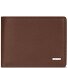  Leather Essentials QF portemonnee RFID leer 12 cm uitklapbaar met ritsvak variant cognac