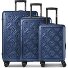  Florence 4 wielen Kofferset 3-delig met uitbreidingsplooi variant navy