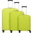 Burano 4 wielen Kofferset 3-delig met uitbreidingsplooi variant apple green Burano 4 wielen Kofferset 3-delig met uitbreidingsplooi variant apple green