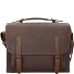  The Workmates Big Fella Briefcase Leer 39 cm Laptopcompartiment variant coffee