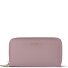  Bologna Leer XL Dubbele Zip-Around Portemonnee RFID Leer 20 cm variant rose