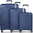  Vienna 4 wielen Kofferset 3-delig met uitbreidingsplooi variant navy blue