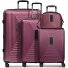  Essentials 14 4-wiel kofferset + beautycase 4 stuks met stretchvouw variant aubergine metallic