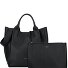 Essential Shopper Tas Leer 30 cm variant black-gold Essential Shopper Tas Leer 30 cm variant black-gold