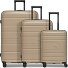  Essentials 11 4 wielen Kofferset 3-delig met uitbreidingsplooi variant beige