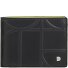  Up! Portemonnee RFID-bescherming Leer 11 cm variant black-bright yellow