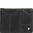  Up! Portemonnee RFID-bescherming Leer 11 cm variant black-bright yellow