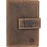  Vintage Portemonnee RFID Leer 7 cm variant braun