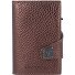  Click & Slide creditcard etui RFID leer 6,5 cm variant metallic-brown