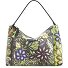 Fiona Schoudertas Leer 36 cm variant green flower embroidery Fiona Schoudertas Leer 36 cm variant green flower embroidery