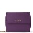  Bologna leer portemonnee met rits rondom, 12 cm variant purple