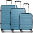  Seattle 4 wielen Kofferset 3-delig variant nordic-blue