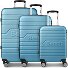  Seattle 4 wielen Kofferset 3-delig variant nordic-blue