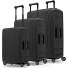  Essentials 15 4-wiel kofferset 3-delig met driepuntsluiting variant deep black