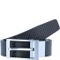  Delaware omkeerbare leren riem variant schwarz | 105 cm