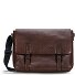  Memphis Aktetas Messenger Leer 38 cm Laptop compartiment variant dark brown