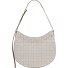  Hispani Schoudertas Leder 32 cm variant pearl grey
