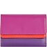  Dubbele Flap Portemonnee Leder Portemonnee 13 cm variant sangria multi