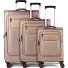  Oxford 4 wielen Kofferset 3-delig met uitbreidingsplooi variant beige
