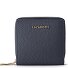  Bologna Leer Medium Ritssluiting Portemonnee Leer 10 cm variant navy
