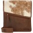  Natuurlijke combinatie leren schoudertas 26 cm variant natural