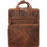  Vintage rugzak leer 38 cm Laptop compartiment variant braun
