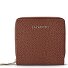  Bologna leer portemonnee met rits rondom, medium, 10 cm variant brown