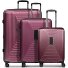  Essentials 14 4 wielen Kofferset 3-delig met uitbreidingsplooi variant aubergine metallic