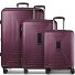  Essentials 14 4 wielen Kofferset 3-delig met uitbreidingsplooi variant aubergine metallic