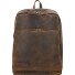  Hertz Dagrugzak Leer 45 cm Laptop compartiment variant dunkelbraun