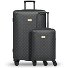  Palermo 4 wielen Kofferset 2-delig variant black