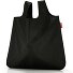 Mini Maxi boodschappentas met zak 45 cm variant black Mini Maxi boodschappentas met zak 45 cm variant black