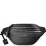  Bologna leer Fanny pack met dubbele rits, crossbody, leer, 25 cm variant black