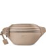  Bologna leer Fanny pack met dubbele rits, crossbody, leer, 25 cm variant sand