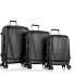  Vantage 4 wielen Kofferset 3-delig met uitbreidingsplooi variant black