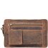 Vintage mannen leren tas 22 cm variant brown Vintage mannen leren tas 22 cm variant brown