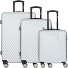  Don Carlo 4-wiel kofferset 3st. variant silber