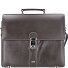  Monaco aktetas leer 38 cm laptop compartiment variant dunkelbraun-antik
