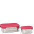 Roestvrij stalen lunchbox set 2st. 17 cm variant prinzessin Roestvrij stalen lunchbox set 2st. 17 cm variant prinzessin